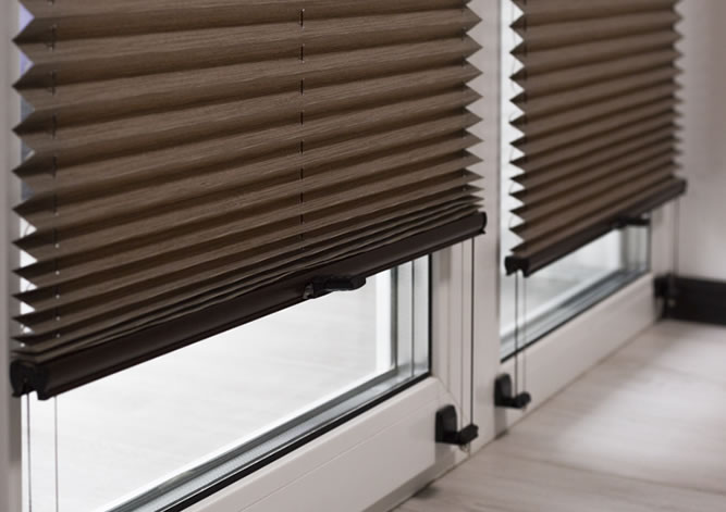 pleated blinds
